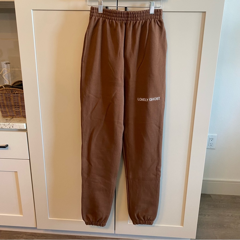 Lonely Ghost Chocolate Brown Joggers